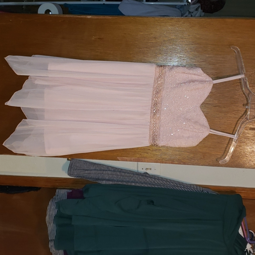 Pink semi formal dress